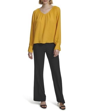 Calvin Klein Sportswear Blouse,ochre,xs - Yellow