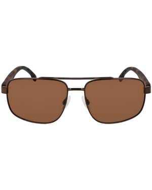 Nautica Matte Brown With Brown Solid Polarized - Black