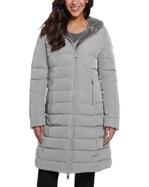 Guess Helena Long Fur Jacket - Grijs