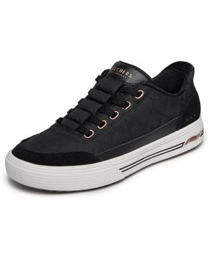 Skechers Arch Fit Arcade-cuddle Steps Hands Free Slip-ins Sneaker - Black