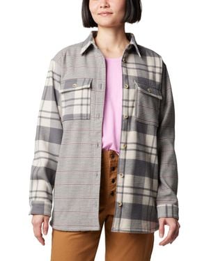 Columbia Blue Point Creek Shirt Jacket - Gray