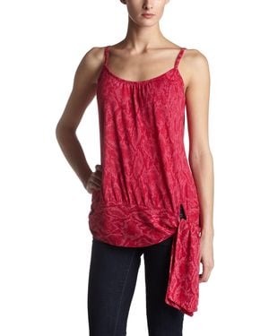 Splendid Python Cami Top,ruby,small - Red