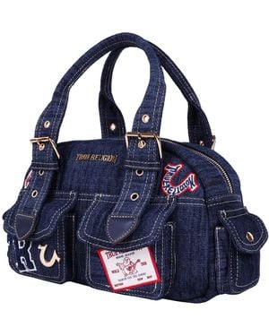 True Religion Satchel Bag - Blue