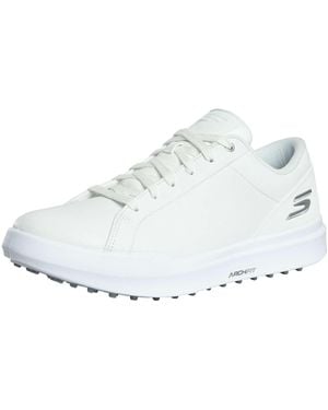 Skechers Relaxed Fit Go Golf Drive 6 Leather Trainers - White