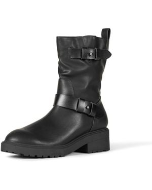 Amazon Essentials Cropped Biker Boot - Black