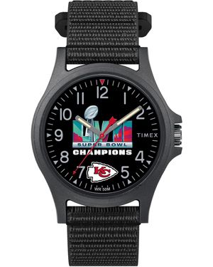 Timex Nfl Pride 40mm Watch – 2023 Super Bowl Champions Kansas City - Black