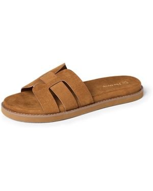 The Drop Mila Slide - Brown