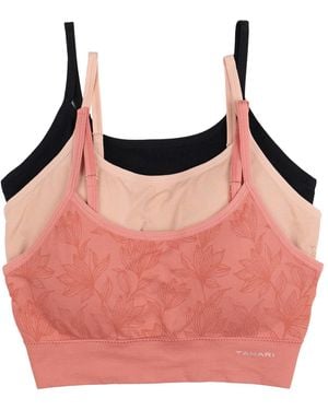 Tahari 3-pack Seamless Comfort Bra - Pink