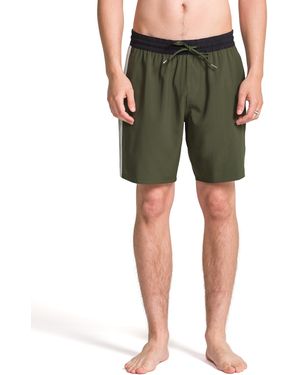 Volcom Standard Jones 18" Swim Surf Trunk Boardshort - Green