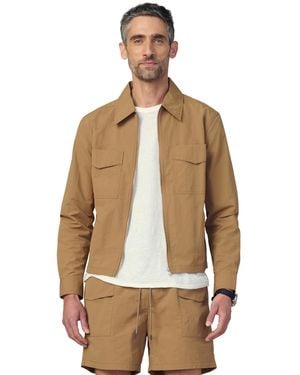 Joe's Jeans Jeans Modern Utilitarian Zip Shirt - Natural