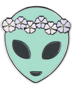 Lucky Brand Alien Enamel Pin - Green