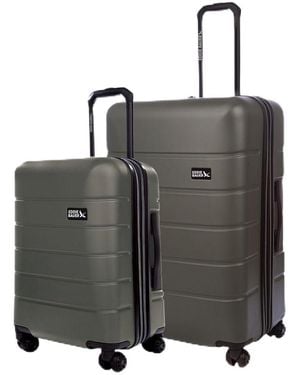 Eddie Bauer Glacier Hardside | Spinner Wheels | Expandable | Lightweight | Durable | Travel - Black