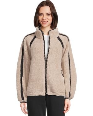 UGG Nikia Crochet Fluff Jacket - Brown