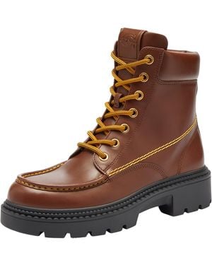 COACH Lug Sole Boot - Brown