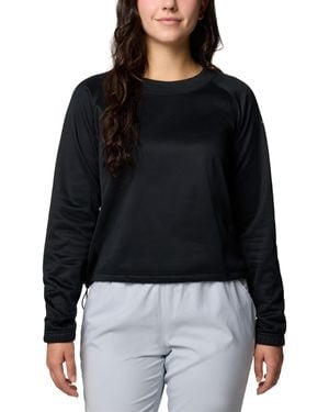 Columbia Tidal Light Cropped Fleece Crew - Black