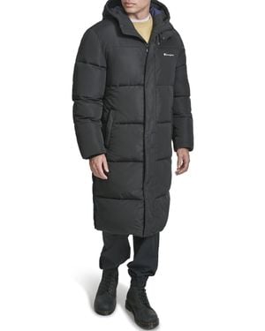 Champion Full-length Puffer With Hood - Black