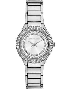 Michael Kors Sylvia Three-hand Stainless Steel Bracelet Watch - Metallic