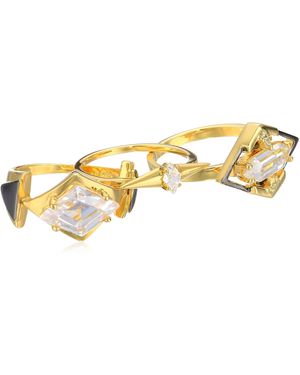 Noir Jewelry Gilded Stackable Ring - Metallic