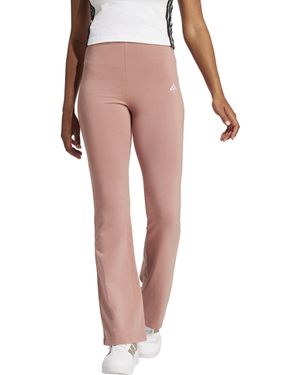 adidas Originals Adidas Essentials Small Logo Flared Leggings - Pink