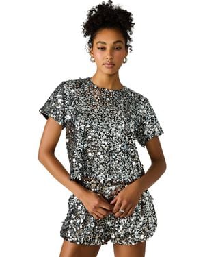 Steve Madden Apparel Cressa Top - Gray