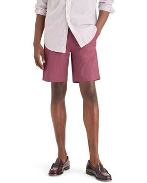 Dockers Ultimate Straight Fit Supreme Flex Shorts, - Red