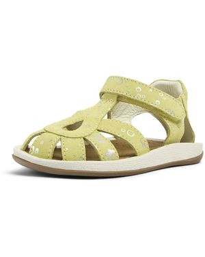Camper Closed Sandal, Bright Yellow, - Metallic