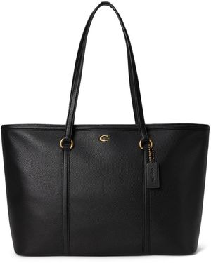 COACH Legacy Zip Tote - Black