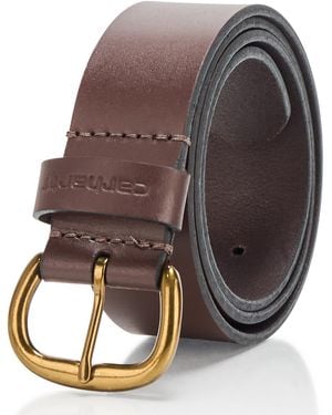 Carhartt , , Bridle Leather Debossed Keeper Belt, Brown, Xxl