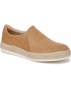 Dr. Scholls S Madison Sun Espadrille Sneaker Warm Tan Microfiber 6.5 M - White
