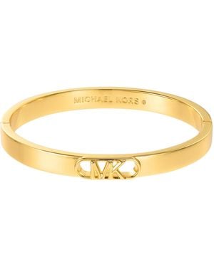 Michael Kors 14k Gold-plated Empire Link Bangle Bracelet - Metallic