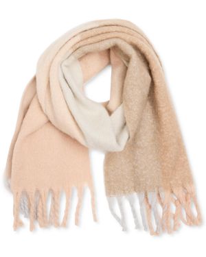 Steve Madden Lofty Color Block Scarf - Natural