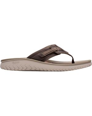 Clarks S Wesley Sun Sandals - Black