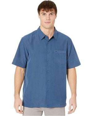 Quiksilver Centinela 4 Short Sleeve Shirt - Blue