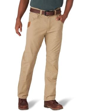 Wrangler Straight Leg Utility Pant Work - Natural