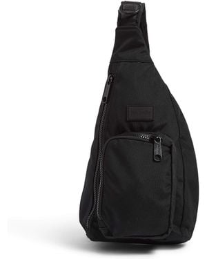 Vera Bradley Recycled Lighten Up Reactive Mini Sling Backpack - Black