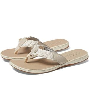 Sperry Top-Sider Ladies Footwear Parrotfish Flip-flop - White