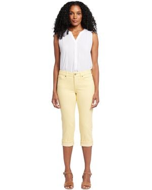 NYDJ Marilyn Crop Cuff - Yellow