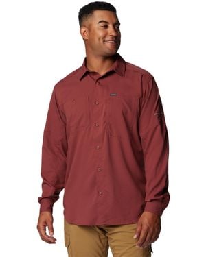 Columbia Silver Ridge Utility Lite Long Sleeve - Red