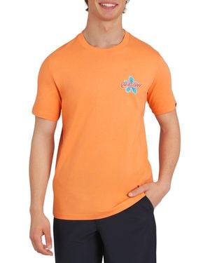 Quiksilver Regular Fit Premium Soft Cotton Tee Short Sleeve T-shirt - Orange
