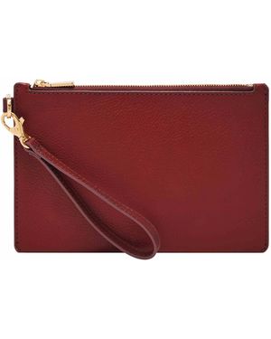 Fossil Wristlet in Red Lyst