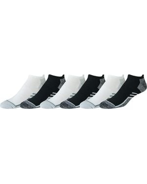 Amazon Essentials Performance Zone Comfortable Cushion Athletic Tab Socks - Black