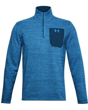 Under Armour Mens Specialist Henley 2.0 - Blue