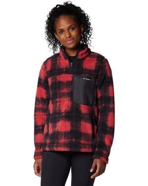 Columbia West Bend 1/4 Zip Ii - Red