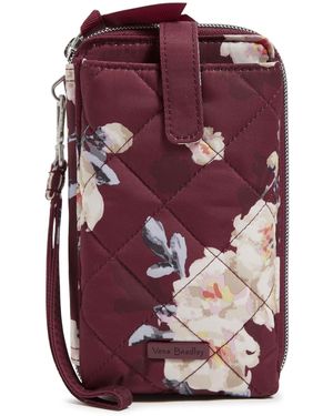 Vera Bradley Performance Twill Large Smartphone Wristlet With Rfid Protection - Purple