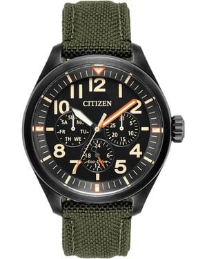 Citizen Eco-drive Weekender Garrison Field Watch - Black