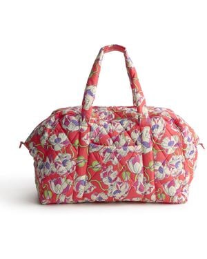 Vera Bradley Featherweight Large Miramar Weekender Travel Bag - Red