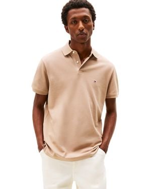 Tommy Hilfiger 1985 Classic Short Sleeve Polo - Natural
