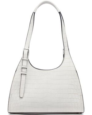 Calvin Klein Quill Triple Compartment Satchel - Gray