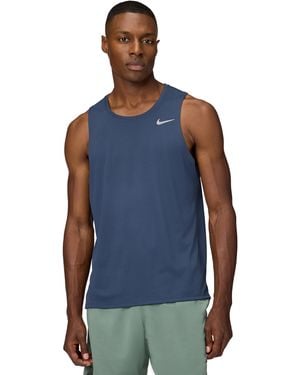 Nike Miler Dri-fit Running Tank - Blue
