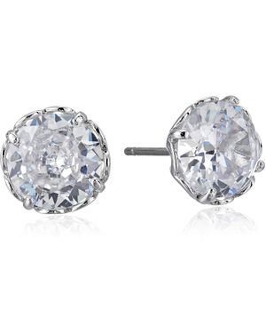 Kate Spade That Sparkle Round Earrings, - Black